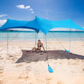 10 x 10 FT UPF50+ Beach Sunshade Canopy with Storage Bag K24490