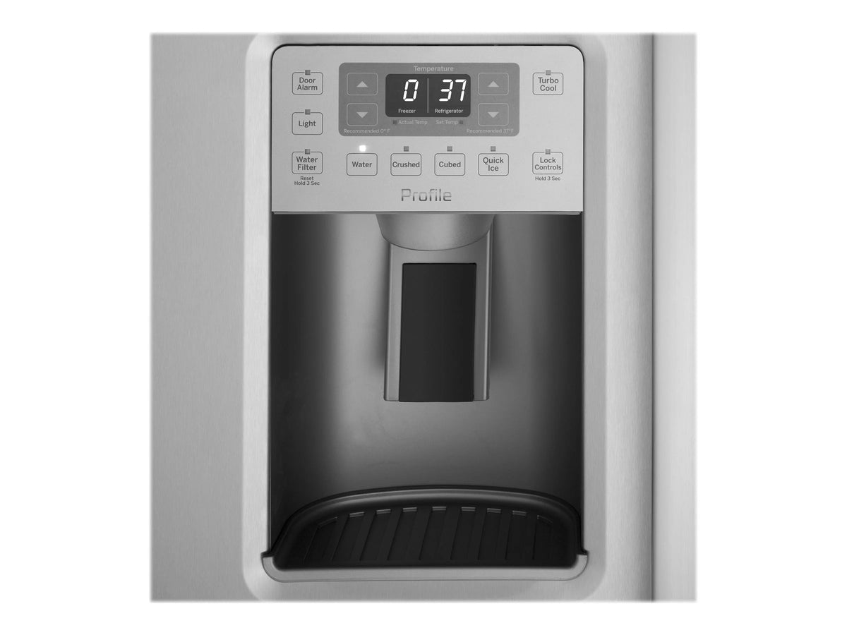 Side-by-side Refrigerator-freezer with Water and Ice Dispenser - 28.4 cu. ft - Stainless Steel X29756