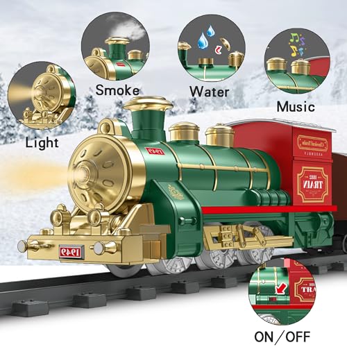 Electric Train Set with Smoke Light & Sound L980979