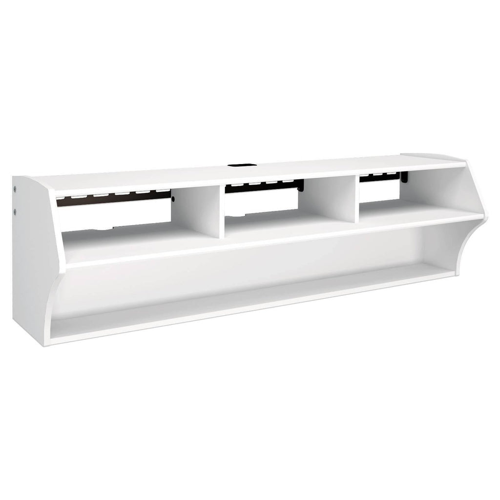 White Floating TV Stand H29408