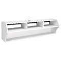 White Floating TV Stand H29408