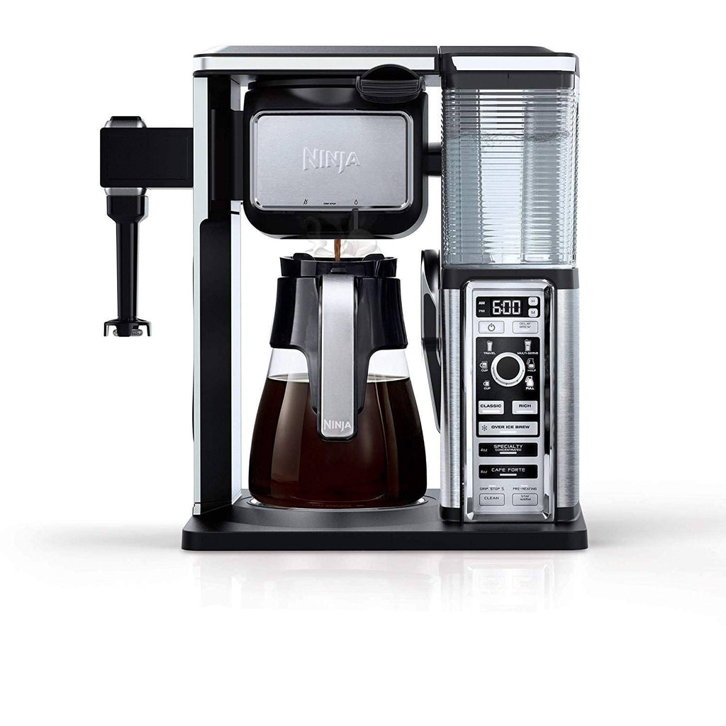 Single Serve and Carafe Coffee System with Built in Frother B22163