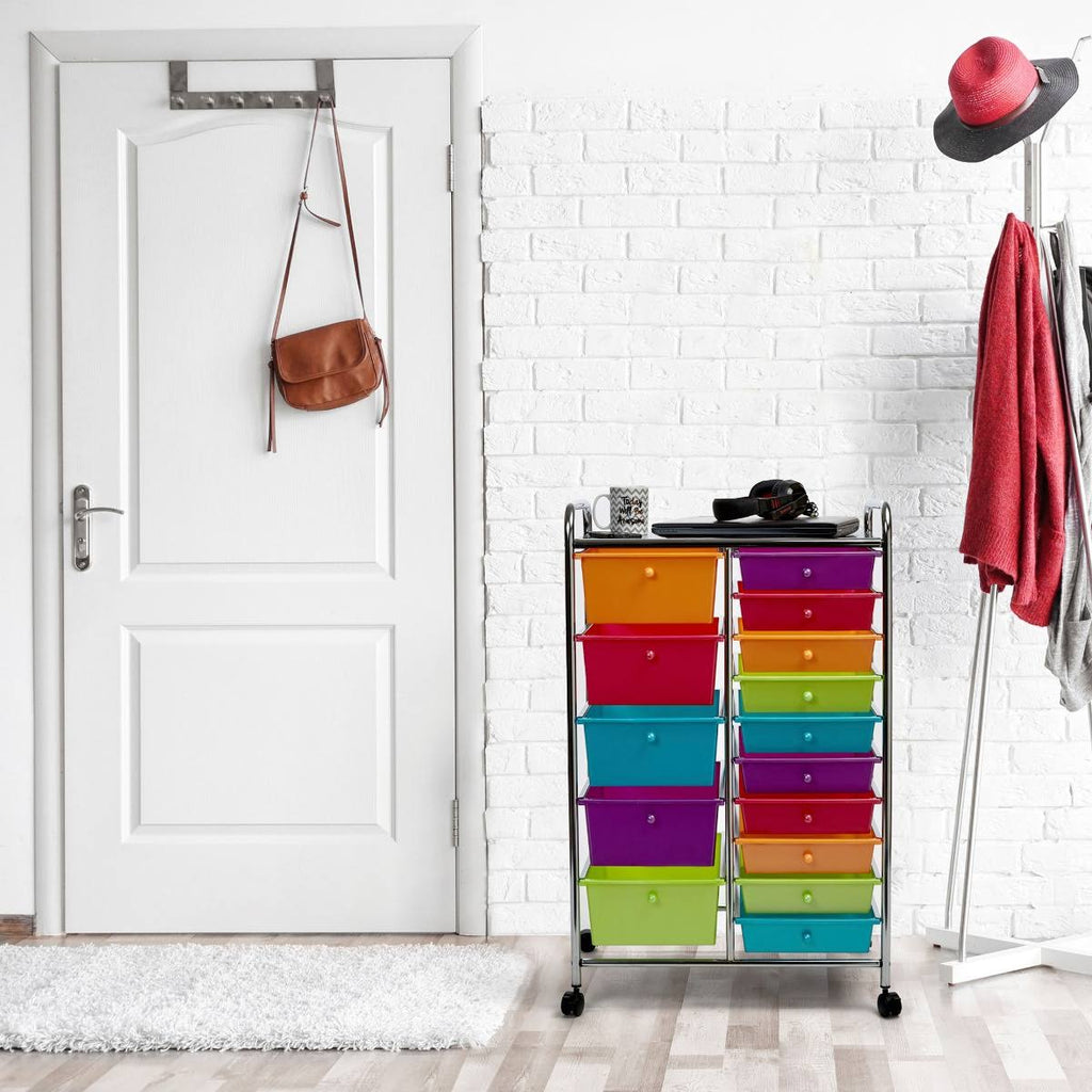 15 Drawer Organizer Cart P344
