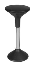 Adjustable Wobble Stool Black Vinyl L27318