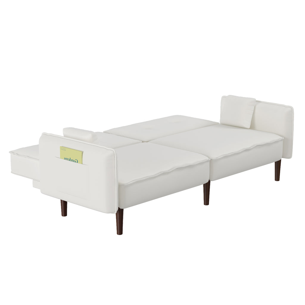 Cotton Linen Fabric Sofa Bed D93381