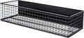 Black Magnetic Wire Mesh Shelf, 13.77" x 5.11" x 3.26" K763147