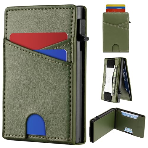 Slim Wallet Pop Up Card Holder with RFID Blocking M268721