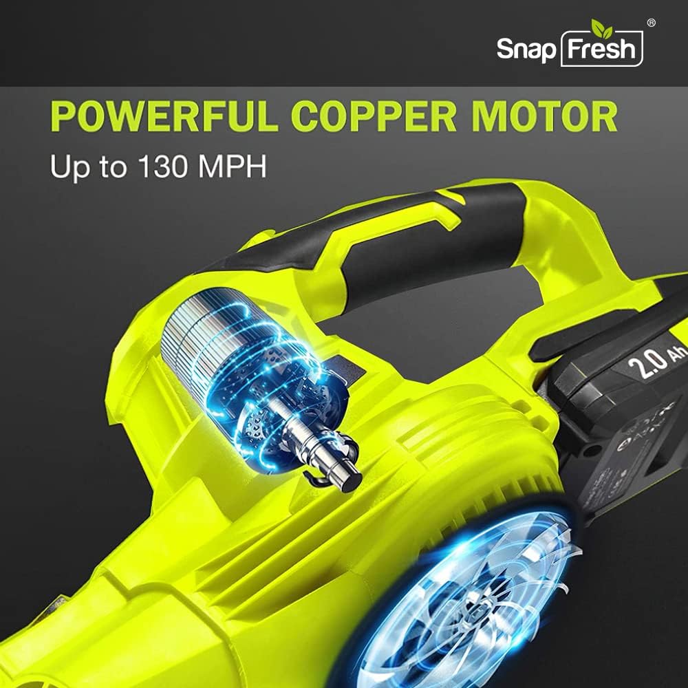 20V Cordless Electric Leaf Blower with Battery & Charger F278