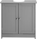Under Sink Storage Bathroom Vanity with 2 Doors White S3377