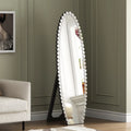 Oval Jeweled Crystal Full Length Mirror 61"X19.7" C632