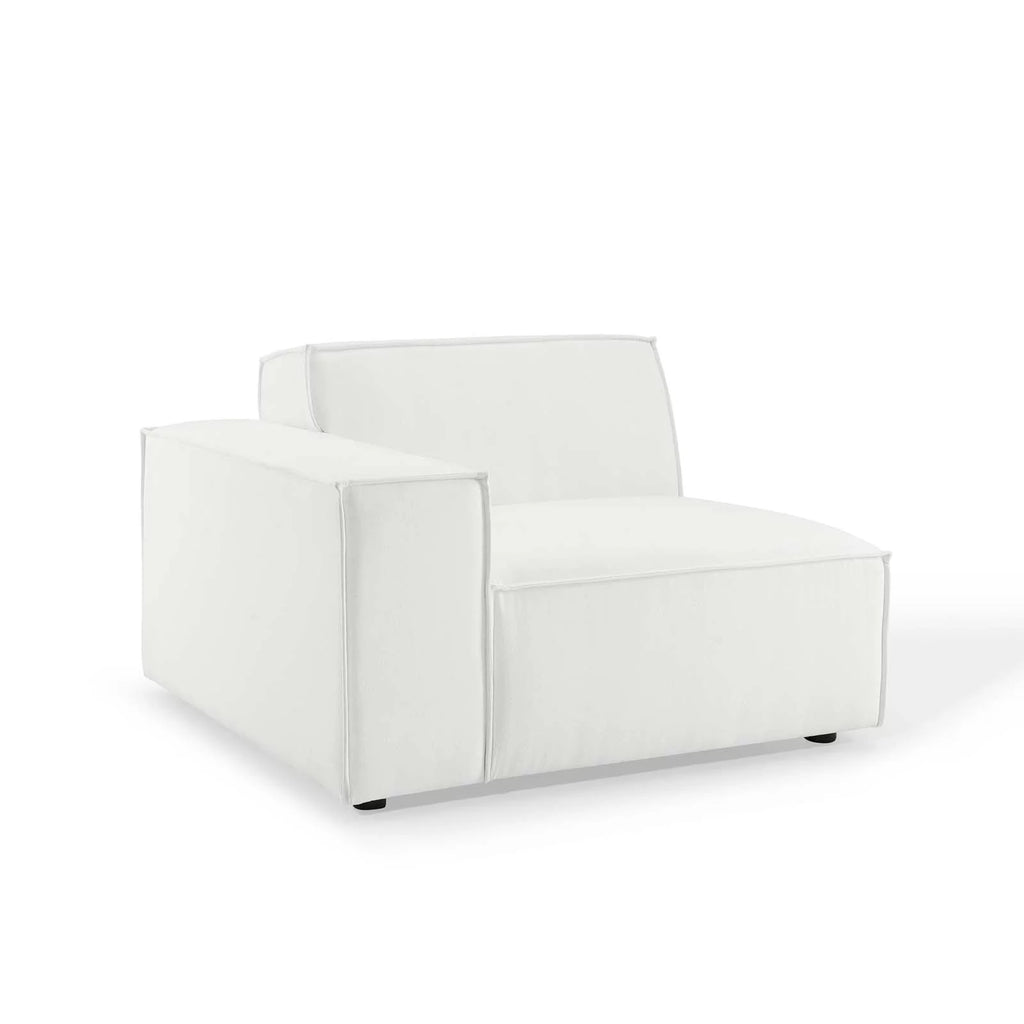 White 4-Piece Sectional Sofa R4177