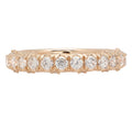 18K Yellow Gold Eternity Engagement Diamond Ring N29127