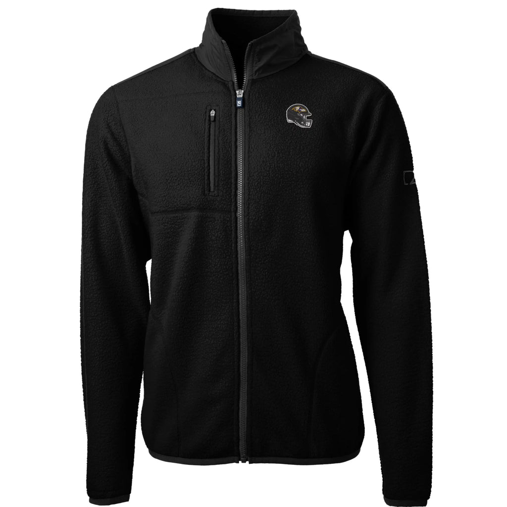 Men's Black Fleece Full-Zip Jacket J61083