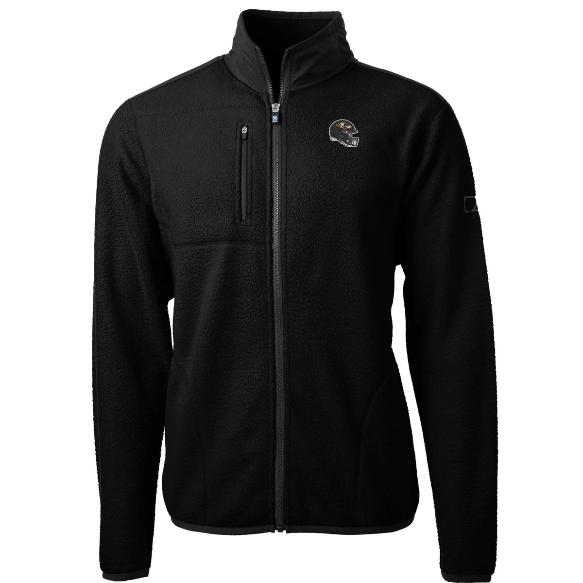 Men's Black Fleece Full-Zip Jacket J61083