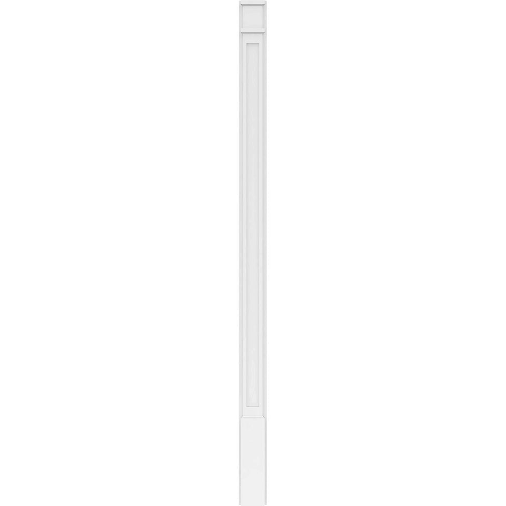 Flat Panel PVC Pilaster with Decorative Capital & Base (Pair) F6722