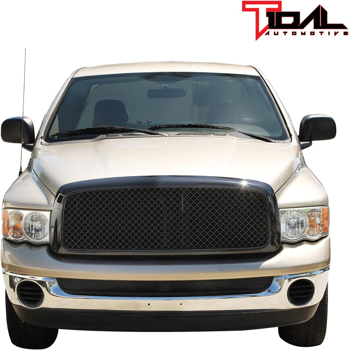 Front Hood Mesh Grill Replacement Upper Grille for Ram 1500 2500 3500 X12129