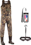 Waterproof Neoprene Camo Chest Waders with Boots E909623