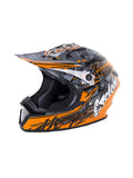 Youth Large Orange Off-Road Helmet B155