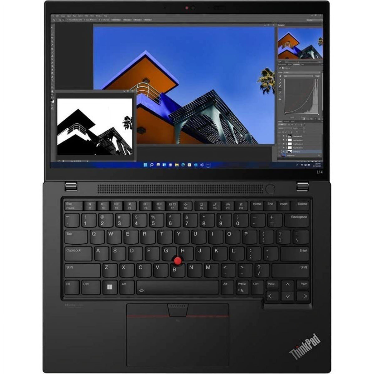 Thunder Black 14" Notebook with AMD Ryzen 7 PRO 5875U H7163