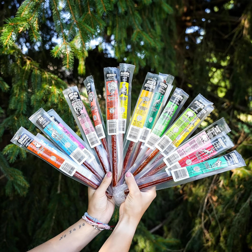 10 Piece Game Jerky Sticks Variety Pack O701392