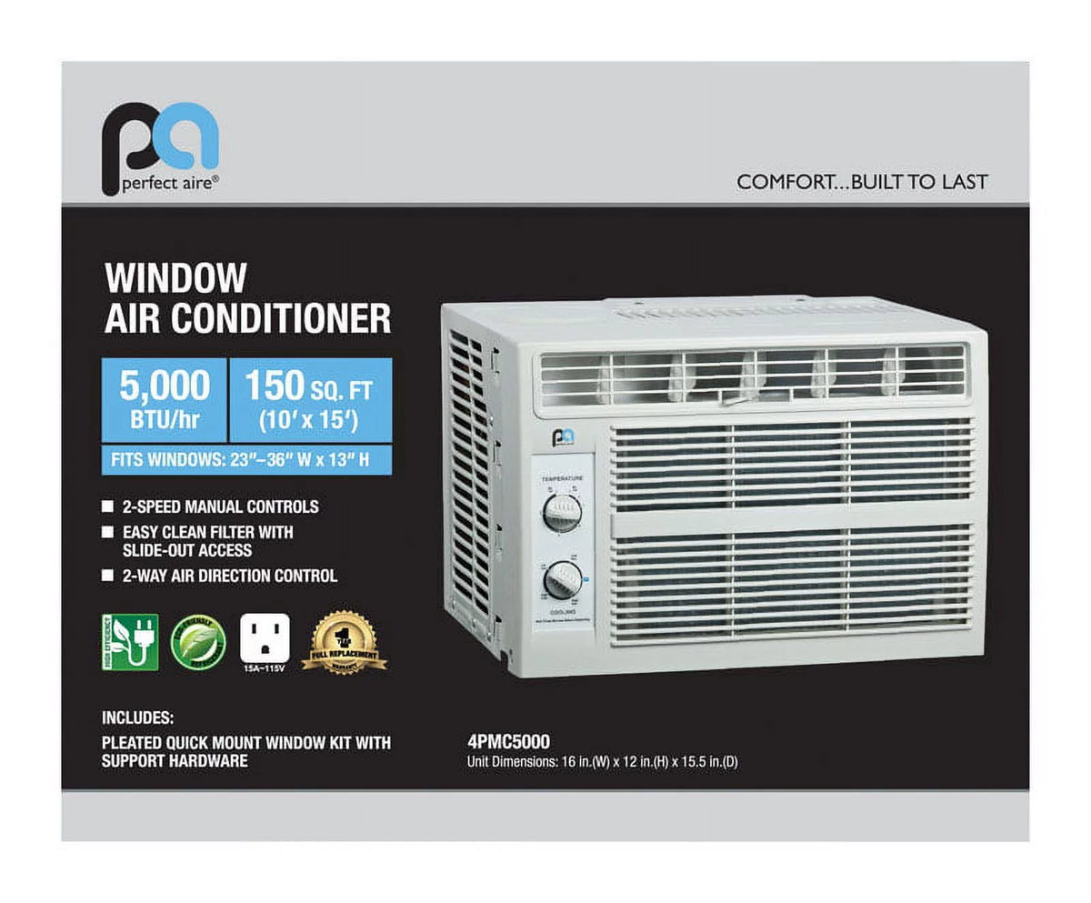 5,000 BTU Window Air Conditioner with Mechanical Controls Y210