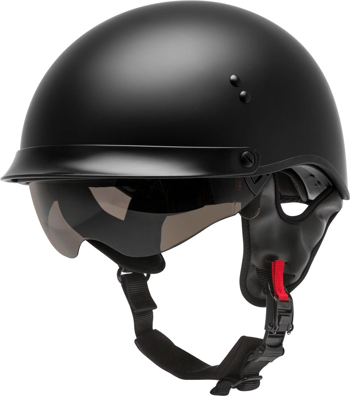 Half Helmet Matte Black L289