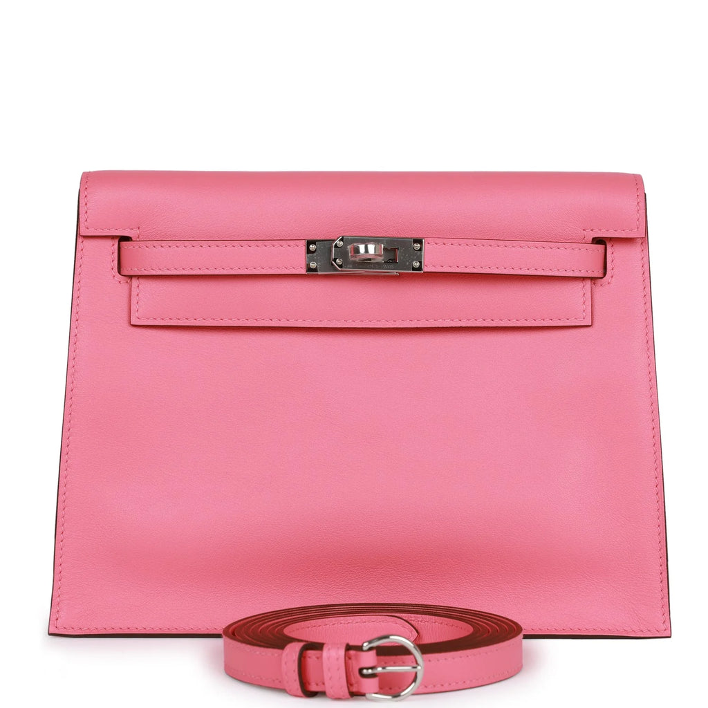 Rose Azalee Palladium Hardware Handbag O9864