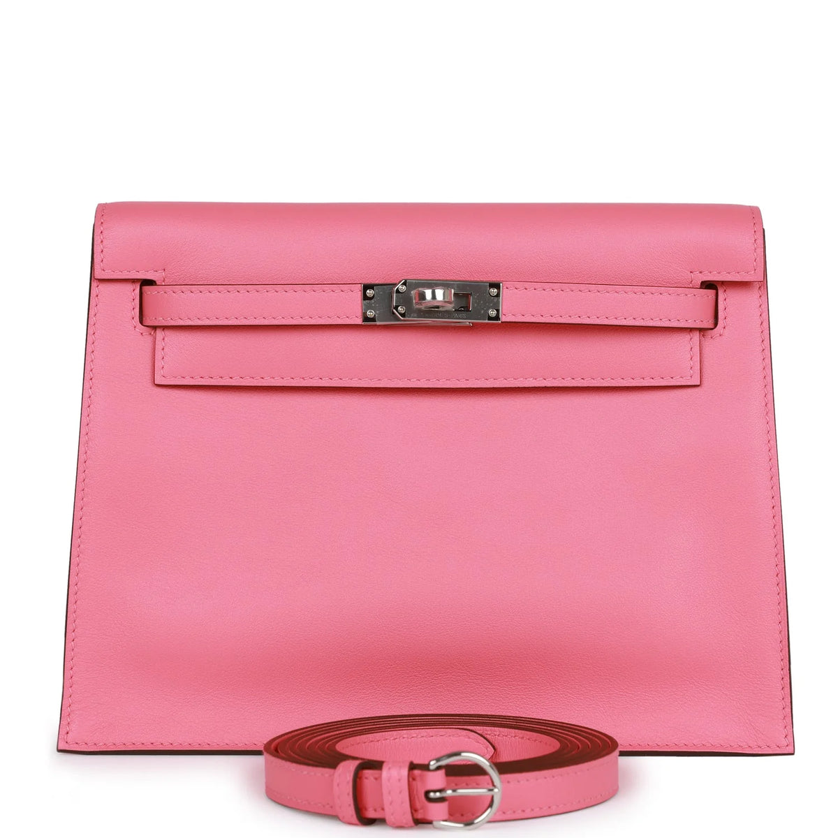 Rose Azalee Palladium Hardware Handbag O9864