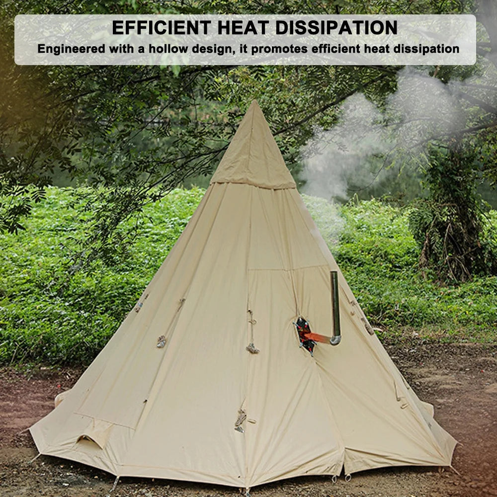 Tent Chimney Anti Scald Plate Clip on Stove Jack Protector U955393
