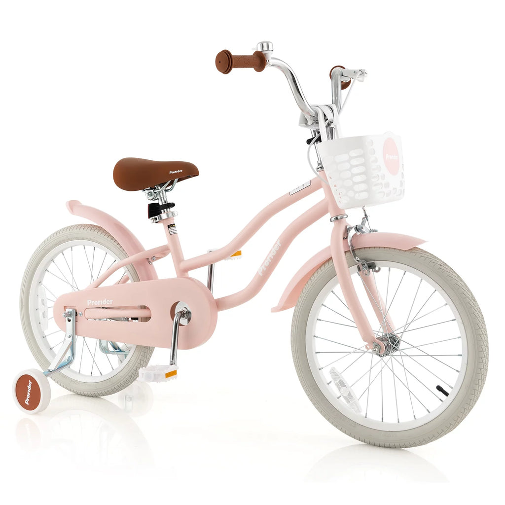 Pink Kids Bike with Training Wheel P1325