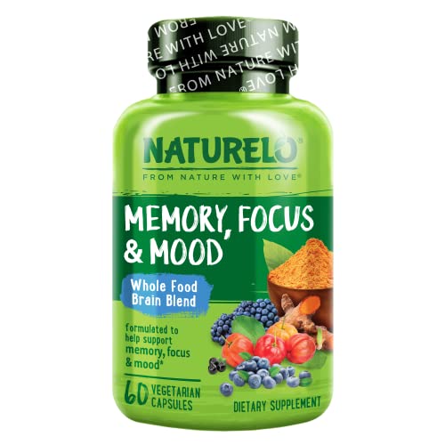Whole Food Brain Blend Supplement 60 Vegetarian Capsules M301277