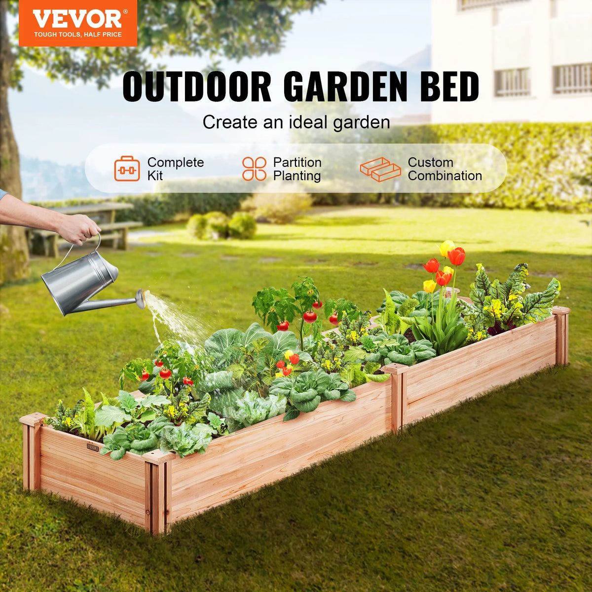 Wooden Raised Garden Bed B638