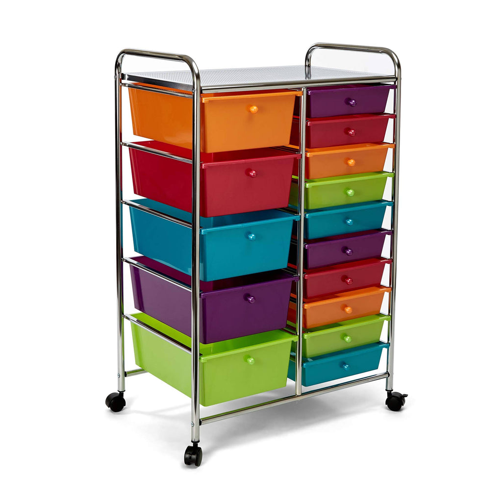 15 Drawer Organizer Cart P344