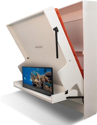 Queen Horizontal Murphy Bed with Desk Z1995