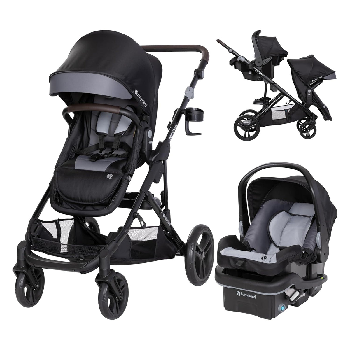 Single to Double Travel System with Infant Car Seat and Extra Base Z36515