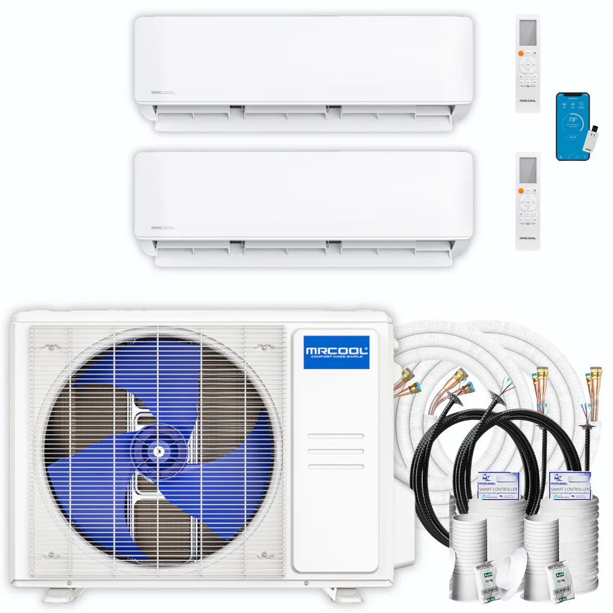 24,000 BTU 2 Zone Ductless Air Conditioner and Heat Pump I5130