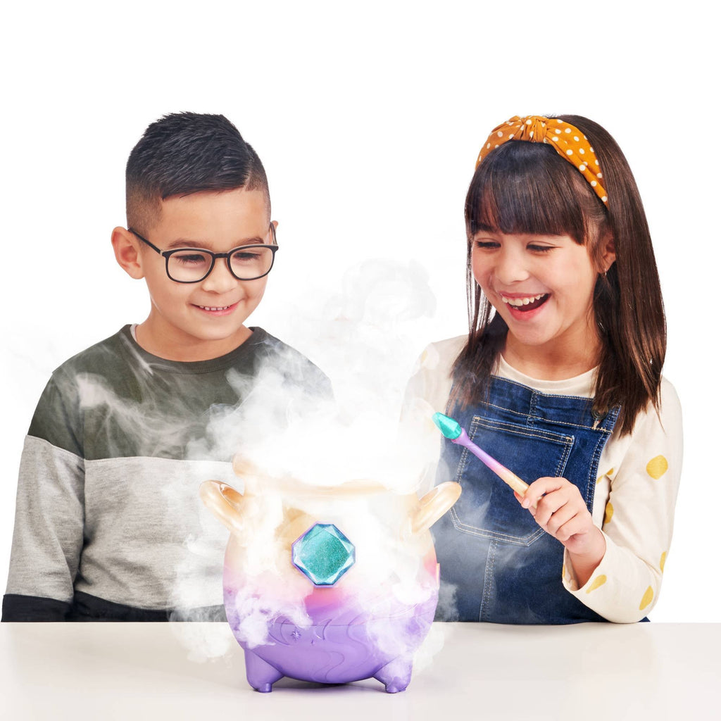 Blue Interactive Plush Toy Magical Misting Cauldron E65555