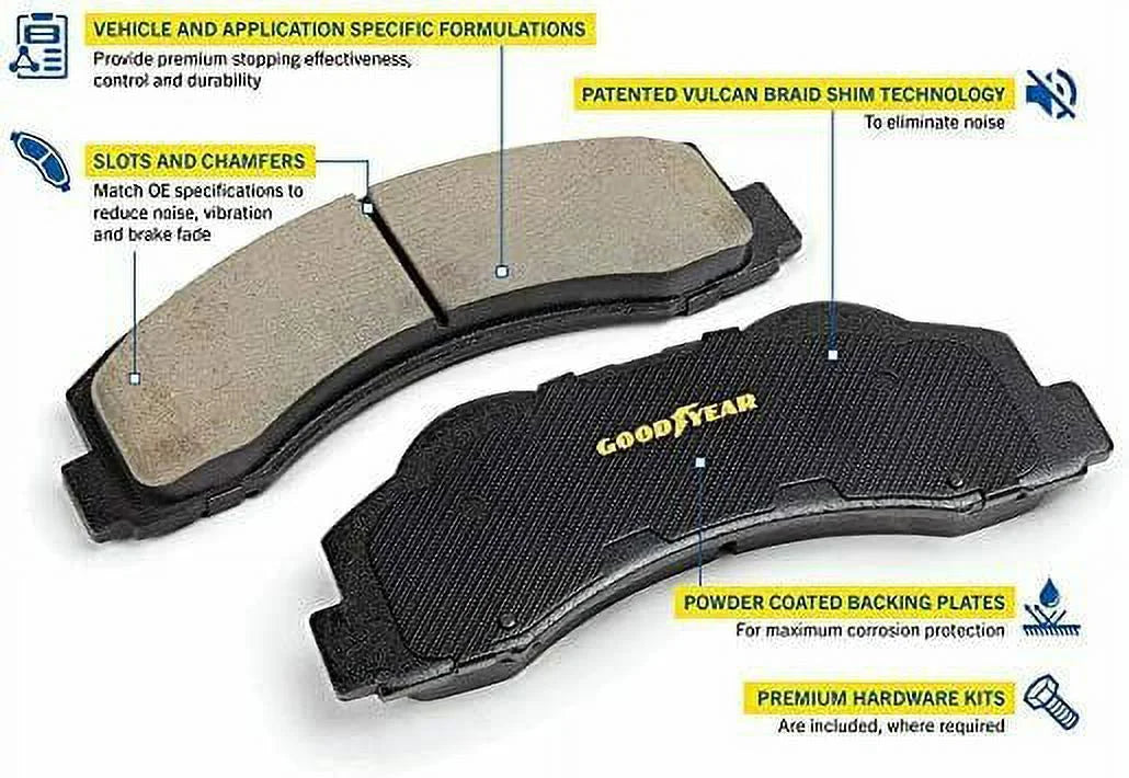 Front Ceramic Brake Pads GYD793 G85856