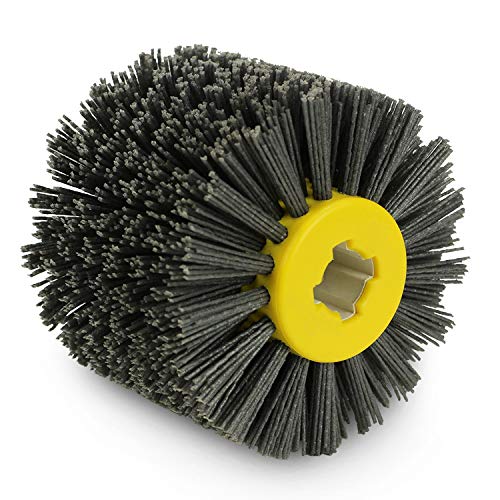 Nylon Wire Brush Drum Rust Remover, 4.5" x 4", Pack of 2 B6288