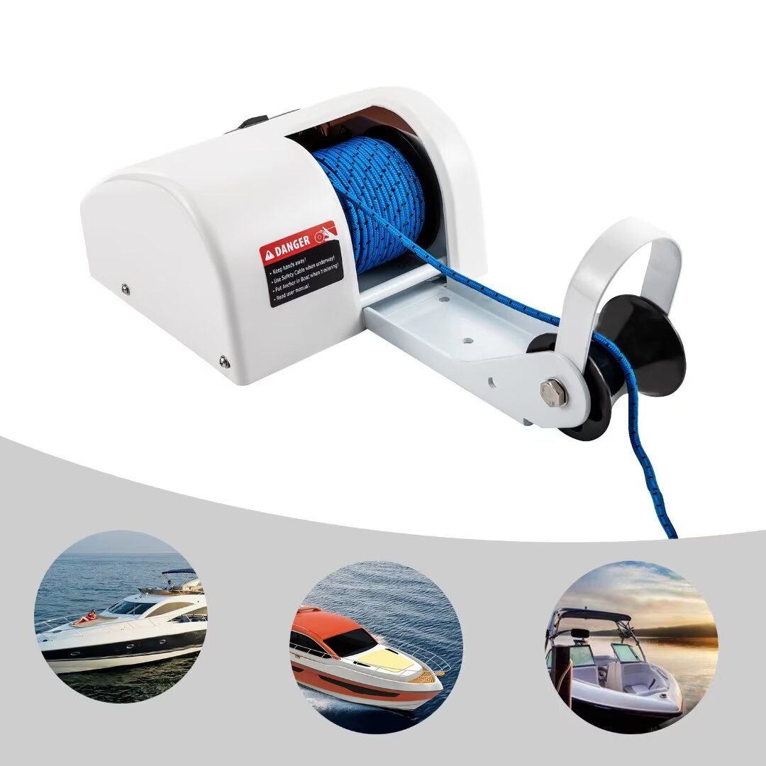 12V Saltwater Marine Electric Anchor Winch with Wireless Remote Control S30652