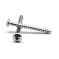 Sheet Metal Screw #12-14 x 1 3/4 inch Phillips Pan Head Type AB Zinc Plated Pk 1700 X94648