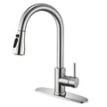 Single Handle Pull Down Sprayer Kitchen Faucet O1958