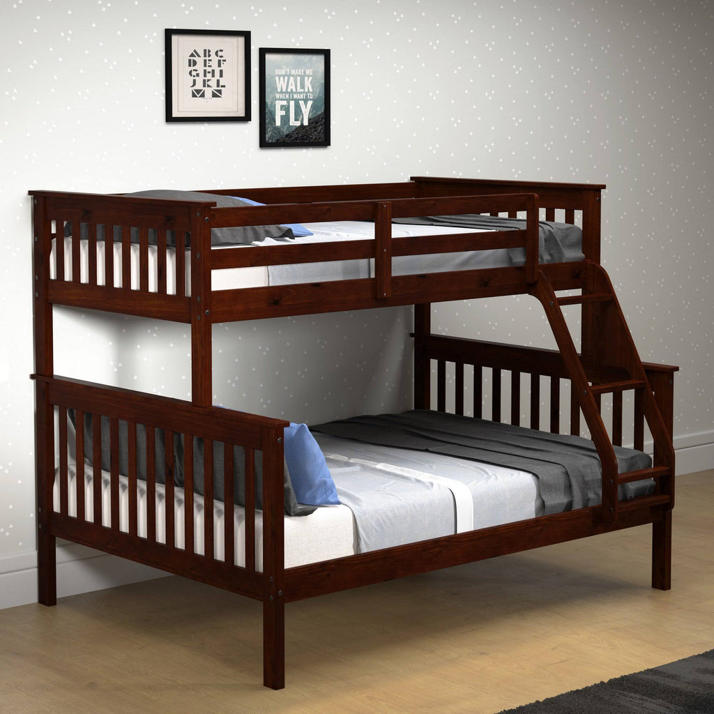 Dark Cappuccino Twin/Full Bunk Bed G26611
