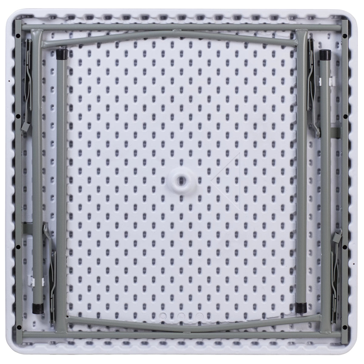 Square Granite White Plastic Folding Table L338737