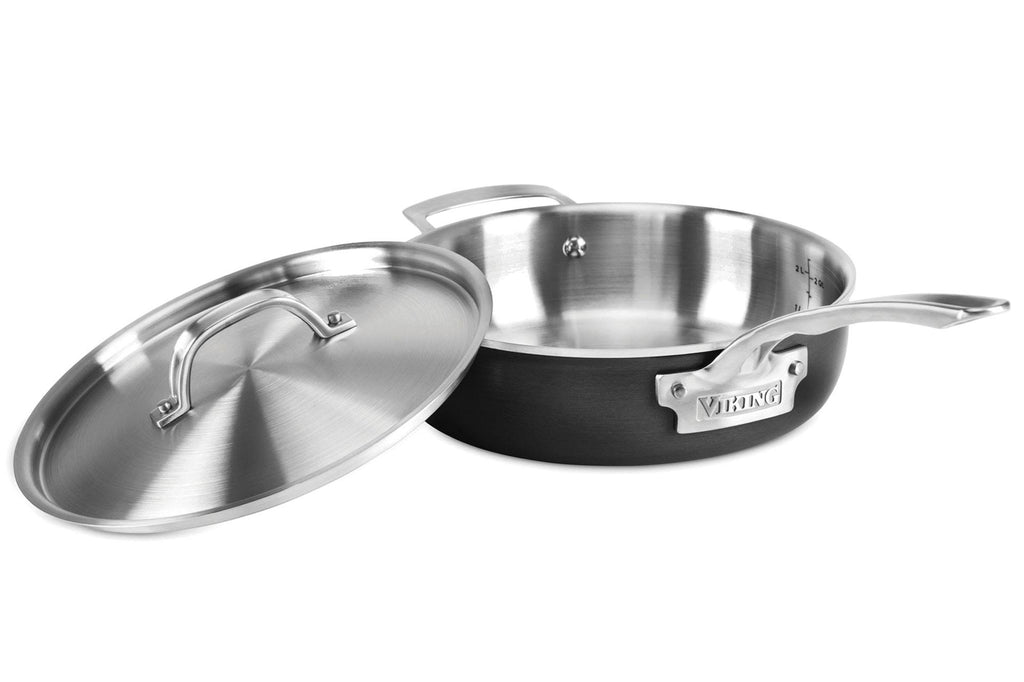 3 Qt. Hard Stainless Saute Pan H9801