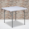 Square Granite White Plastic Folding Table L338737
