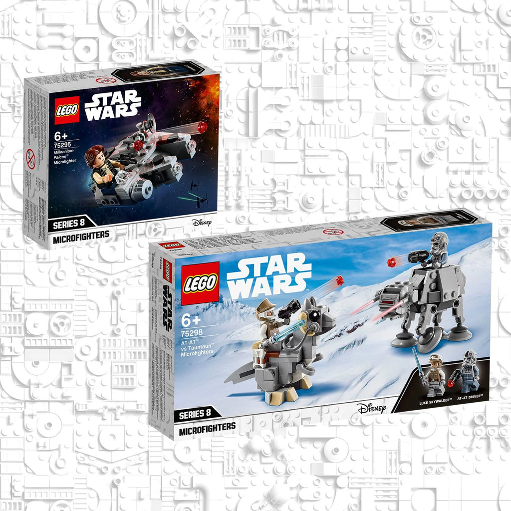 LEGO Star Wars AT-AT vs. Tauntaun Microfighters Building Toy (205 Pieces) N800