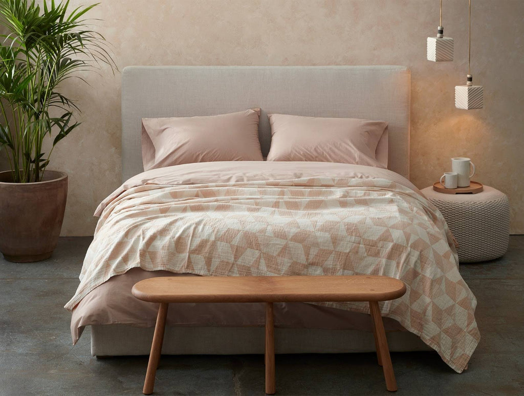 300 Thread Count Organic Percale Sheet Set Full P946