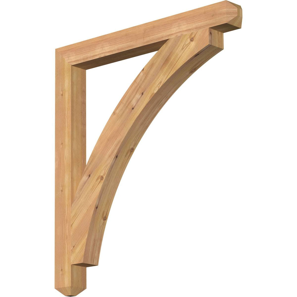 Thorton Craftsman Smooth Bracket, Western Red Cedar J9253