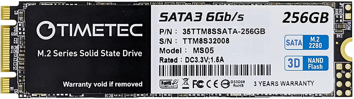 256GB M.2 2280 SATA III Internal Solid State Drive I247821
